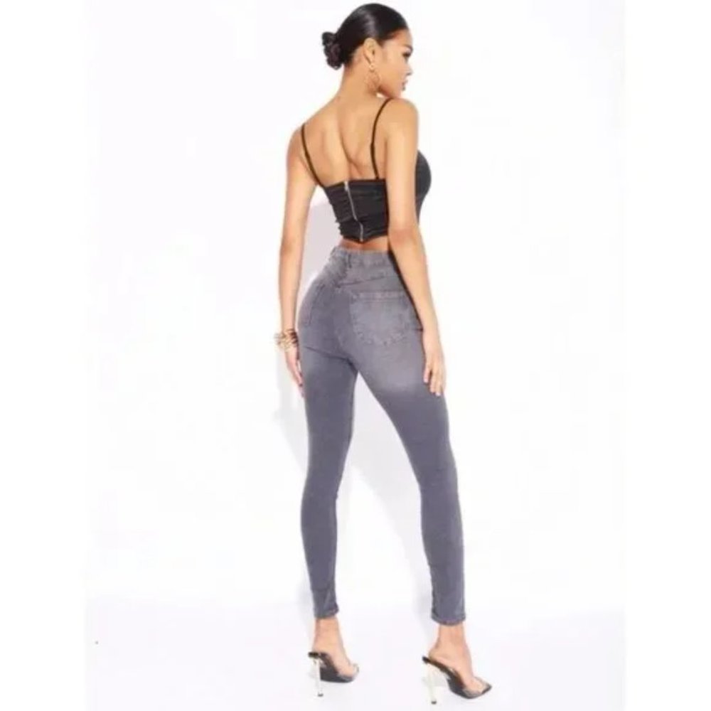 Black Satin Silk Lace Trim Sleeveless Square Neck Crop Top - Picture 6 of 17